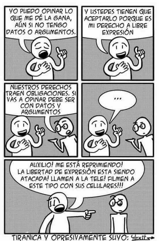 El derecho a opinar